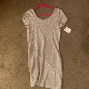 Free People Champagne Shimmer Dress sz medium 🍾